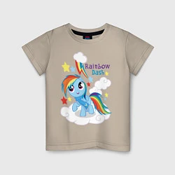 Детская футболка Rainbow Dash