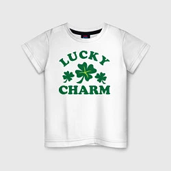 Детская футболка Lucky charm - клевер