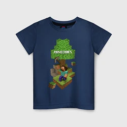 Детская футболка Мир из блоков