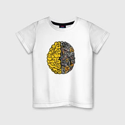 Детская футболка Мозг инженера