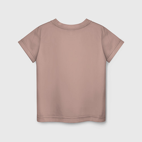Детская футболка Ленка не подарок / Пыльно-розовый – фото 2