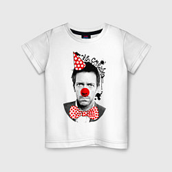 Детская футболка Хью Лори клоун