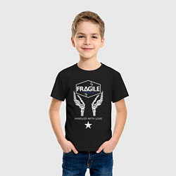 Футболка хлопковая детская Fragile Express, цвет: черный — фото 2