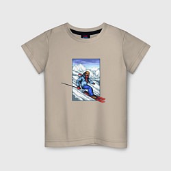 Детская футболка Лыжный Спорт