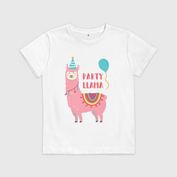 Детская футболка Party Llama