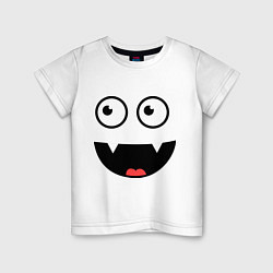 Детская футболка Хитрый смайлик улыбается