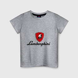 Детская футболка Logo lamborghini