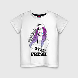 Детская футболка Kids stay fresh