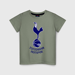 Футболка хлопковая детская Tottenham FC, цвет: авокадо