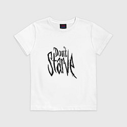 Футболка хлопковая детская Don't Starve, цвет: белый