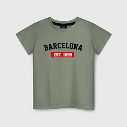Детская футболка FC Barcelona Est. 1899