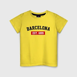 Детская футболка FC Barcelona Est. 1899
