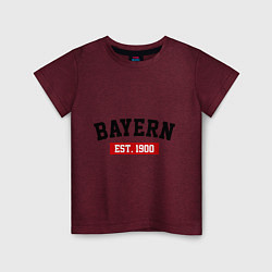 Детская футболка FC Bayern Est. 1900