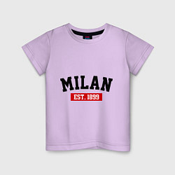 Детская футболка FC Milan Est. 1899