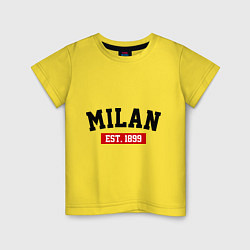 Детская футболка FC Milan Est. 1899