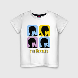 Детская футболка The Beatles: pop-art