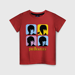 Детская футболка The Beatles: pop-art