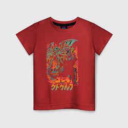 Детская футболка Godzilla: Hell Flame
