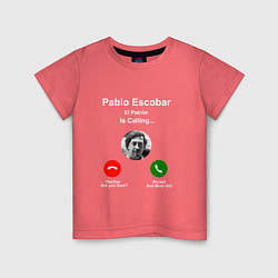 Детская футболка Escobar is calling