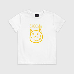 Футболка хлопковая детская TES: Skooma, цвет: белый