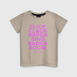 Детская футболка Click Clack Black Pink
