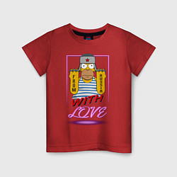 Детская футболка Homer with love