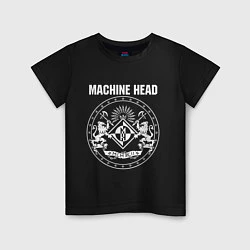 Футболка хлопковая детская Machine Head MCMXCII, цвет: черный