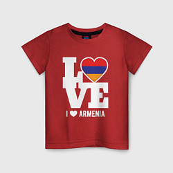 Детская футболка Love Armenia