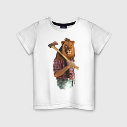 Детская футболка Lion lumberjack