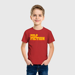 Футболка хлопковая детская Pulp Fiction, цвет: красный — фото 2