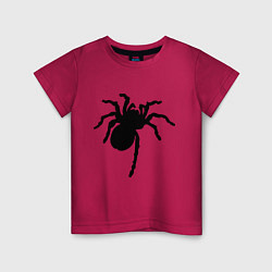 Детская футболка Черный паук