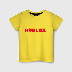 Детская футболка Roblox Logo