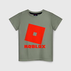 Детская футболка Roblox Logo
