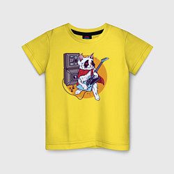 Детская футболка Кот Рокер