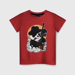 Детская футболка Гангстер Панда
