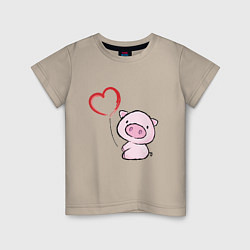 Детская футболка Pig Love