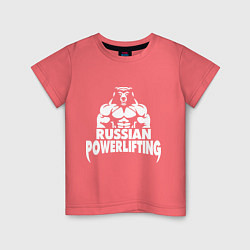 Детская футболка Russian powerlifting