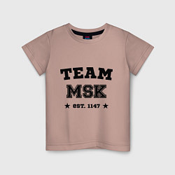 Детская футболка Team MSK est. 1147