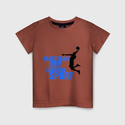 Детская футболка Basketball - my favorite