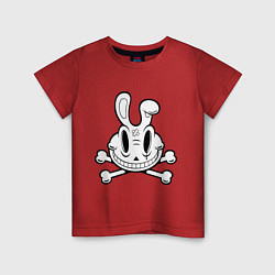 Детская футболка Кролик-пират