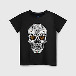 Детская футболка Golden Skull