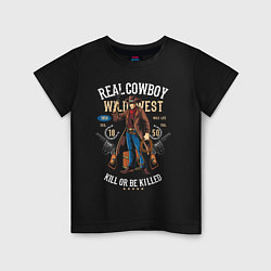 Детская футболка Real Cowboy