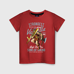 Детская футболка Strongest Viking