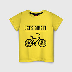 Детская футболка Lets bike it