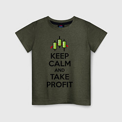 Детская футболка Keep Calm & Take profit