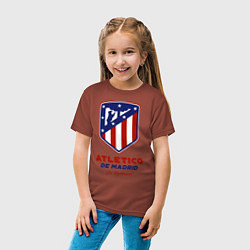 Футболка хлопковая детская Atlecito de Madrid, цвет: кирпичный — фото 2