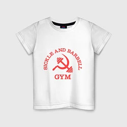 Детская футболка Sickle & Barbell: Gym