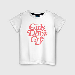 Детская футболка Girls don't cry