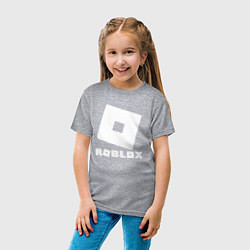 Футболка хлопковая детская ROBLOX, цвет: меланж — фото 2