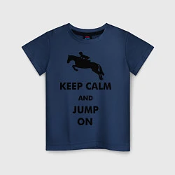 Детская футболка Keep Calm & Jump On